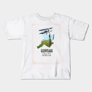 Glenveagh National Park Ireland Map Kids T-Shirt